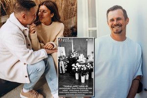 Po 38-erių buvusio futbolininko M. Litvino laidotuvių – jautrūs žmonos žodžiai: „Mano širdyje jis gyvena toliau“