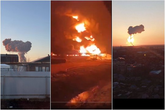 Liepsnos, sprogimai ir pavėlinta detonacija: atskleidė, kaip vyko Ukrainos operacija Engelse