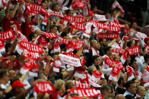 Krauju aplaistyta Varšuvos šventovė – Lietuvos futbolininkams čia žadamos neeilinės sutiktuvės