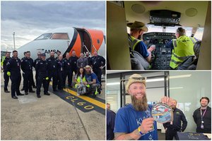 A. Mockus aplankė jam padėjusius gelbėtojus: nuvežė ir simbolinę dovaną