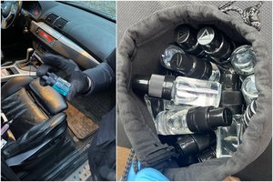 Policijos reidas Telšiuose: jaunuoliai įkliuvo su narkotikais elektroninėse cigaretėse ir buteliukuose