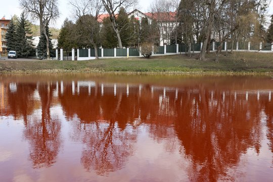 Ant Rusijos ambasados Vilniuje atsirado užrašai: „Red army go home“