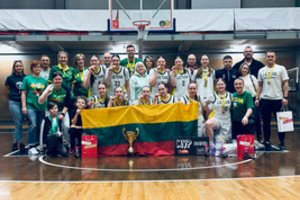 Lietuvos U-16 merginos triumfavo EGBL čempionate
