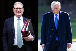 Premjero biuras: K. Starmeris ir D. Trumpas aptarė JAV ir JK prekybos susitarimo pažangą