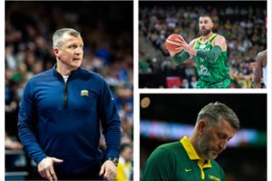 Žodžių audrą sukėlęs rinktinės treneris T. Pačėsas išgirdo minčių ir apie save, bet smogė iš peties: „Prisiverčiau pažiūrėti tą trydą“