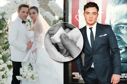 „Gossip Girl“ žvaigždė Edas Westwickas tapo tėvu: atskleidė kūdikio vardą
