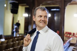 Premjeras G. Paluckas tikina netrukus apsispręsiąs, ar siekti LSDP pirmininko posto