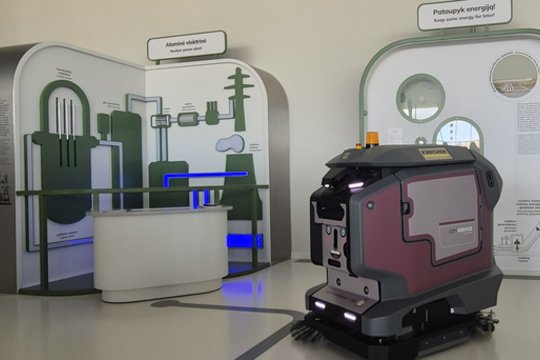 „Mokslo saloje“ švarą užtikrina autonominis robotas ir modernios technologijos