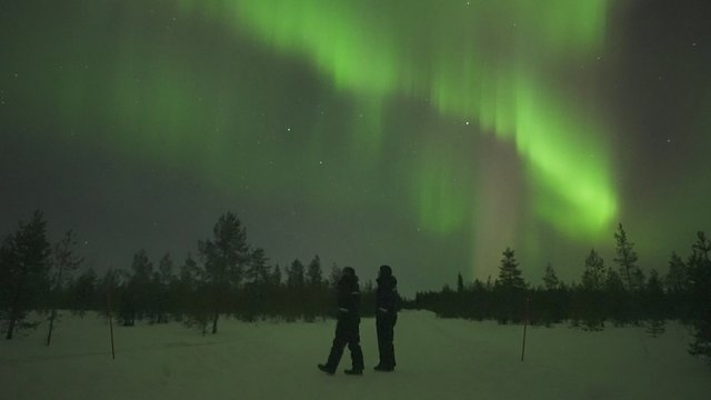 Pasigrožėkite: Laplandijos dangų nušvietė įspūdinga pašvaistė