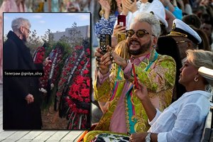 F. Kirkorovo elgesys per tėvo laidotuves šokiravo internautus: „Normaliam žmogui nešautų į galvą“