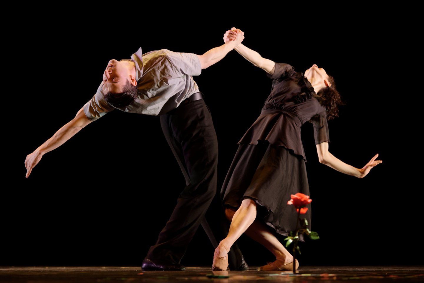 Baleto „Piaf“ scena.<br> M.Aleksos nuotr.