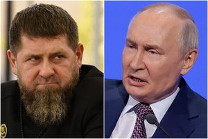 R. Kadyrovas susipyko su V. Putinu: atskleidė slaptus čečėnų lyderio kėslus