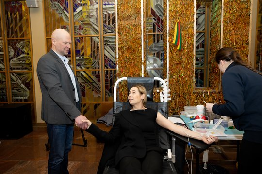 Pasižvalgykite: Seime vyko kraujo donorystės akcija
