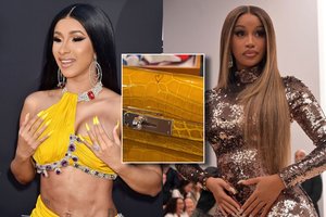 Reperę Cardi B įsiutino nekaltas jos dukros poelgis: netyčia sugadino įspūdingos vertės rankinę