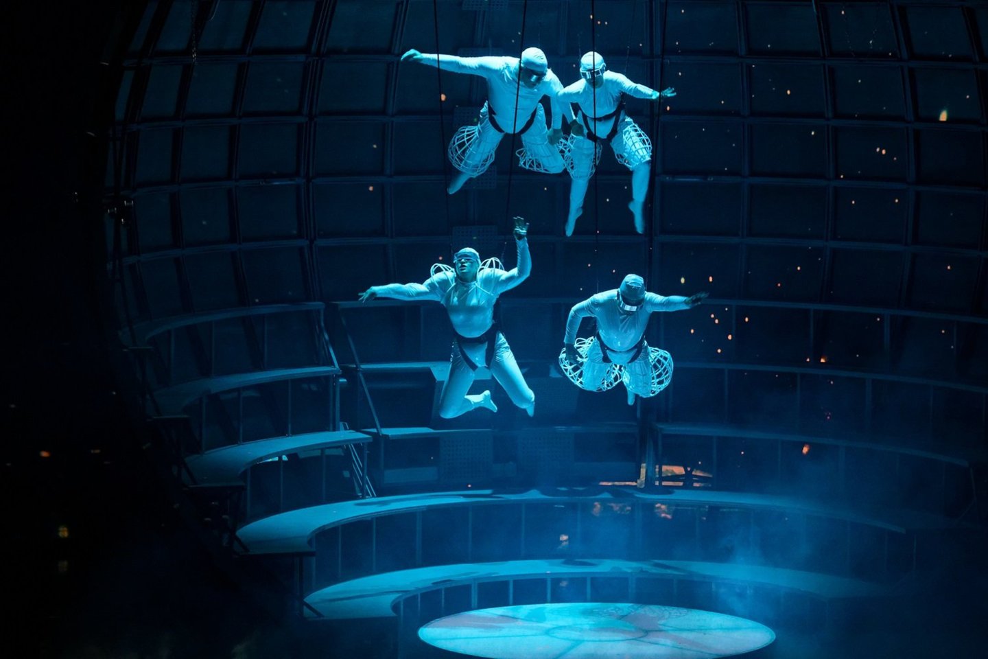 Ph.Glasso operos „Kelionė“ scena.<br> M.Aleksos nuotr.