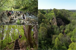 Vienintelė kalnų upė Lietuvoje ir ne visiems įveikiamas pažintinis takas: vaizdai čia įspūdingi, bet maršrutas – sunkus