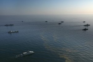 Palydovų nuotraukose užfiksuota, kur Rusija stato naują karinio laivyno bazę