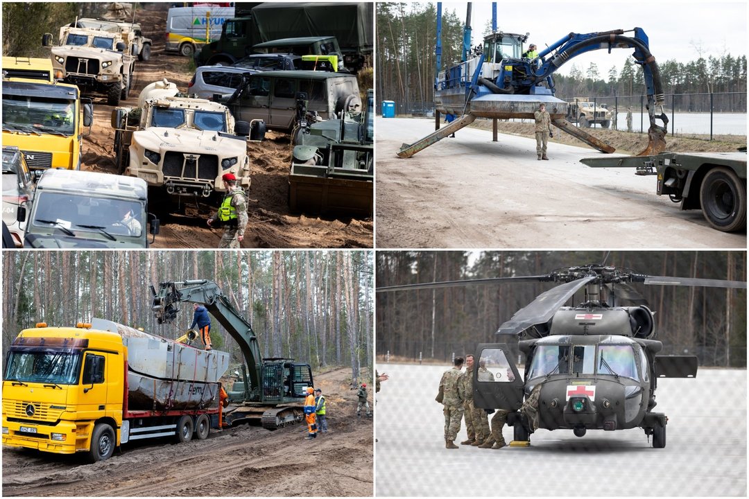  Pabradės poligonas.<br> Lrytas koliažas.