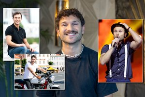 Vaidui Baumilai 38-eri: štai, kaip bėgant metams keitėsi garsusis dainininkas