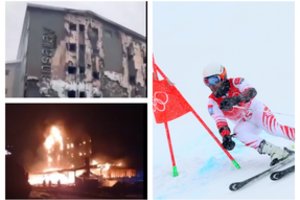 Gaisre žuvo Pekino žaidynėse kovojęs kalnų slidininkas – neaišku, kodėl jis atsidūrė degusiame viešbutyje