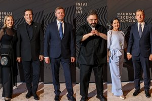 Uostamiestyje – iškilmingi „Auksinių scenos kryžių“ apdovanojimai: susirinko kultūros elitas