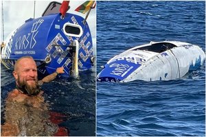 Aurimą Mockų pasiekė puikios žinios – „Kuršis“ rastas nenuskendęs: parodė valties nuotrauką