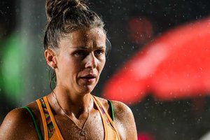 Paplūdimio tinklininkės M. Paulikienė ir A. Raupelytė „Elite16“ turnyre Meksikoje liko 13-os