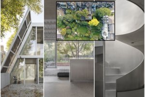 Keturių aukštų betoninis šeimos namas su minimalia apdaila – tikras šedevras