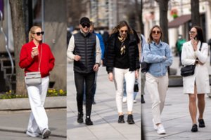 Kauno centras – tikras stileivų podiumas: be baltų džinsų – nė žingsnio!