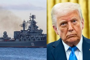 Iš JAV – pasipiktinimas dėl Ukrainos nuskandinto Rusijos kreiserio „Moskva“