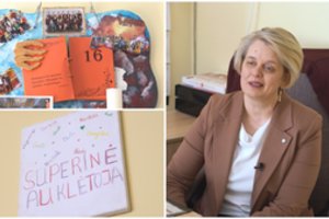 Unikaliame miestelyje – dar unikalesnė pedagogė: mokinių padėkų sulaukia ir pačiomis šmaikščiausiomis formomis