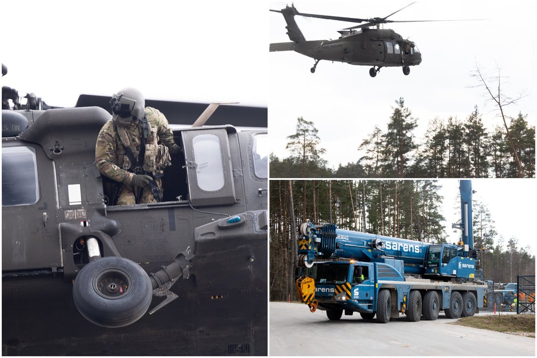 Ištraukus šarvuotį – vaizdai iš Pabradės poligono.<br>T.Bauro nuotr.