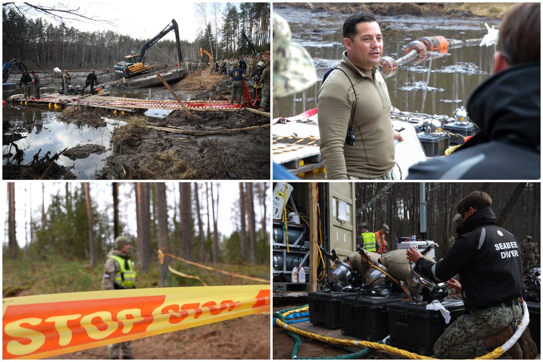  Gelbėjimo operacija Pabradės poligone.<br> Lrytas koliažas