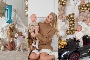 Pirmąjį sūnaus gimtadienį surengusi Inga Stumbrienė jam įteikė neeilinę dovaną – naują Lamborghini