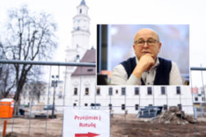 Kauno Rotušės aikštėje pjaus senus medžius ir juos keis naujais – tai dar ne visi suplanuoti pokyčiai