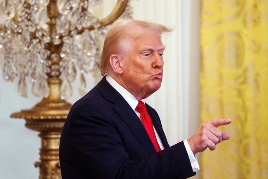 Pasakė, kas galėtų priversti D. Trumpą persigalvoti – jau dabar išankstiniai rodikliai Amerikoje krenta kaip akmuo