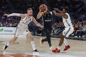 Peštynėse dėl vietos Eurolygos šešete – dantimis išplėšta „Real“ pergalė prieš „Paris Basketball“