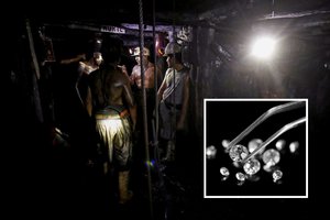 Gamtos lobių medžioklė – iš arti: ieškoti deimantų po žeme gena skurdas