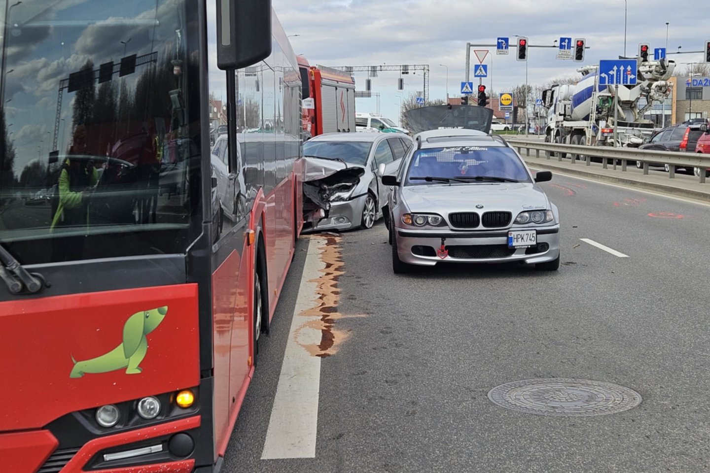 Avaarija Vilniuje<br>T.Bauro nuotr.