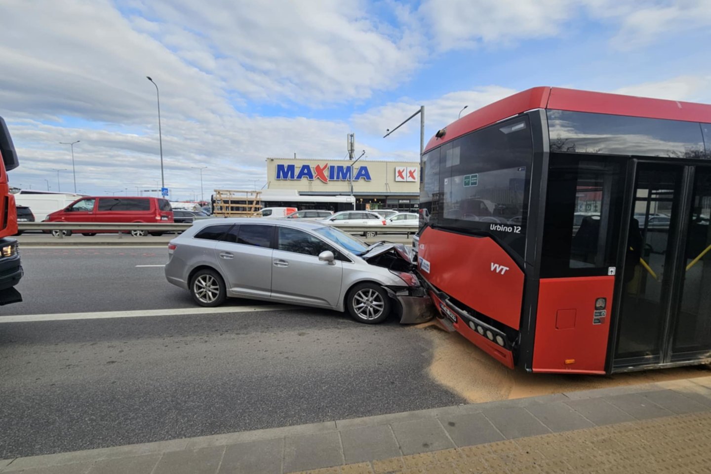 Avaarija Vilniuje<br>T.Bauro nuotr.