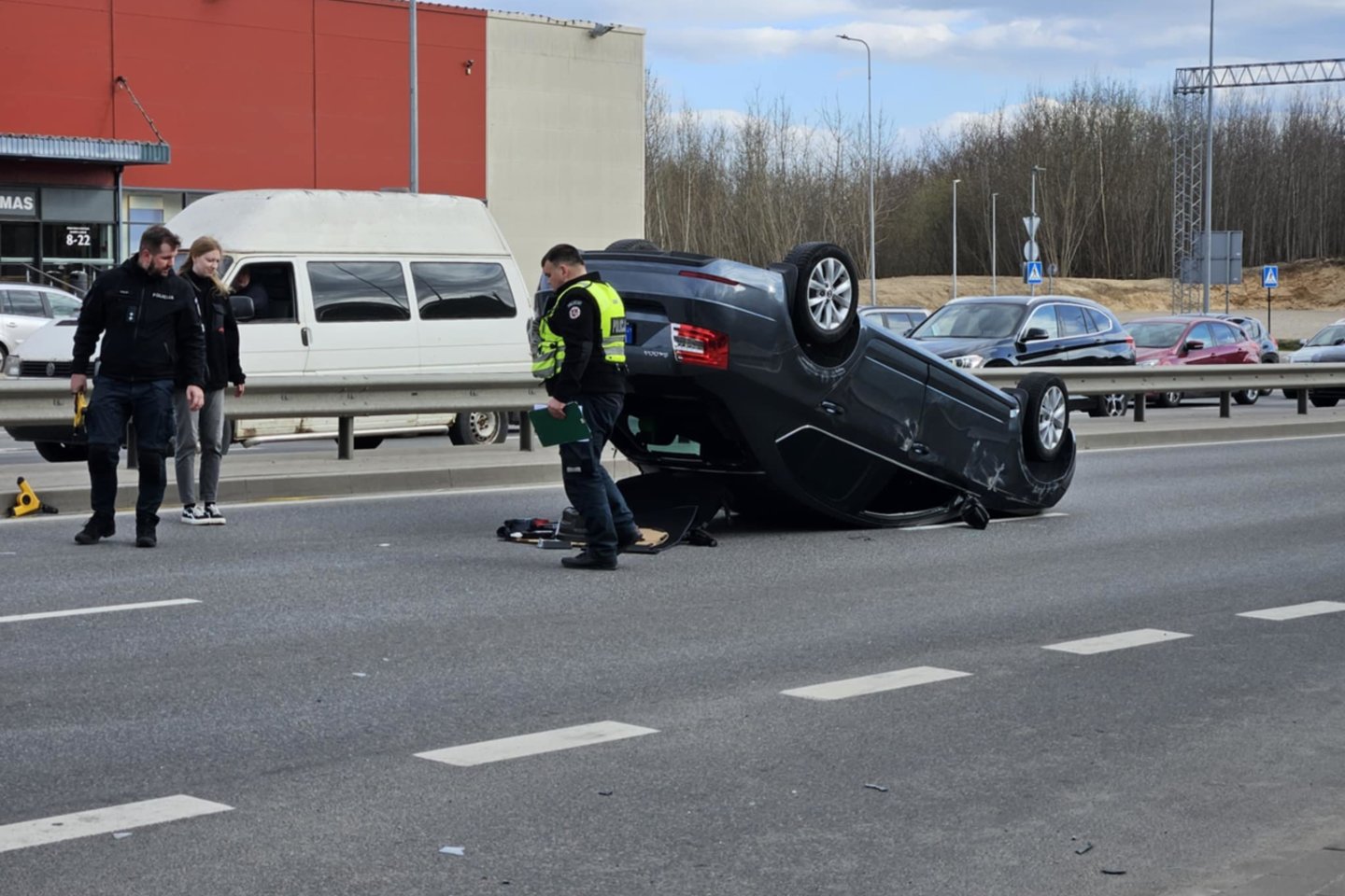 Avaarija Vilniuje<br>T.Bauro nuotr.