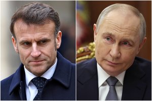 Žiniasklaida: E. Macronas gali tapti Europos derybininku su V. Putinu