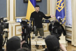 V. Zelenskį nustebino JAV reakcija į makabrišką Rusijos išpuolį prieš civilius