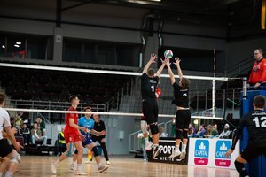 Dėl Lietuvos vyrų tinklinio čempionato aukso kovos „Elga-Grafaitė-S-Sportas“ ir „Amber Volley“
