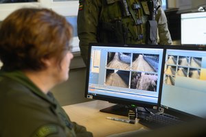 Pasienyje su Baltarusija apgręžti aštuoni neteisėti migrantai