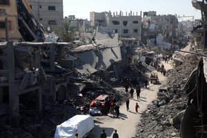 Gazos Ruože – protestas dėl karo nutraukimo