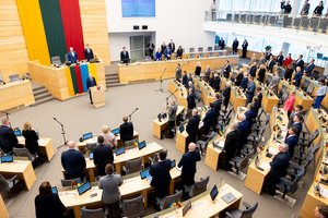 Seime – jautrus gestas Lietuvoje žuvusiems amerikiečių kariams