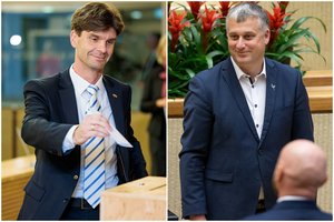 „Gėdos lenta“ privertė keisti taktiką: dėl sankcijų pratęsimo dalis politikų šįkart „balsavo kojomis“