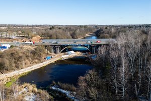 Dėl Krunos tilto rekonstravimo magistralėje Vilnius–Kaunas įvedami eismo pakeitimai