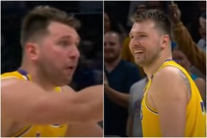 Net pats nesuprato už ką: iš aikštės išvarytas Luka Dončičius nevaldė emocijų